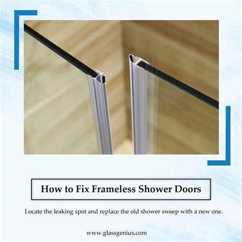 how to fix shower door leak|Shower Leaks Around Door